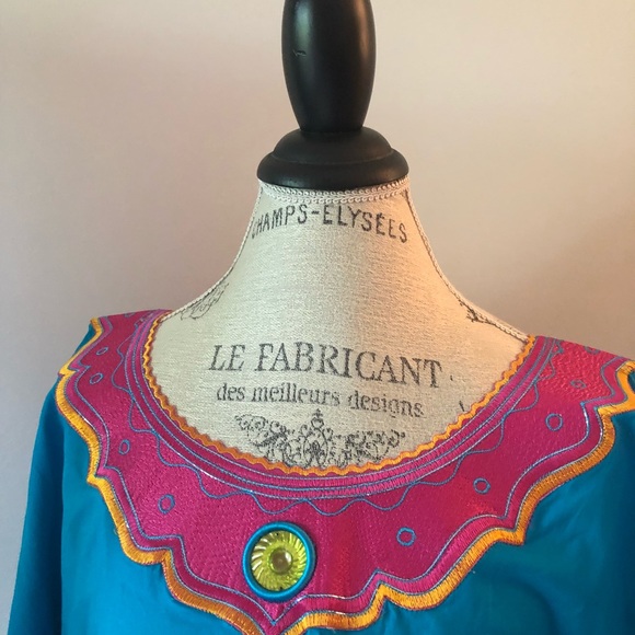 African print tie and dye bubuu/kaftan - Picture 3 of 3